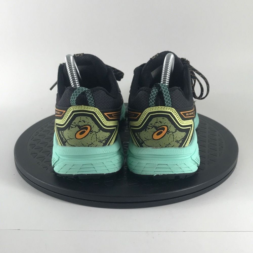 Asics Gel-Venture 7 Black/Green Athletic Running Shoes 1012A476 Women’s Size 8.5 - Picture 6 of 12